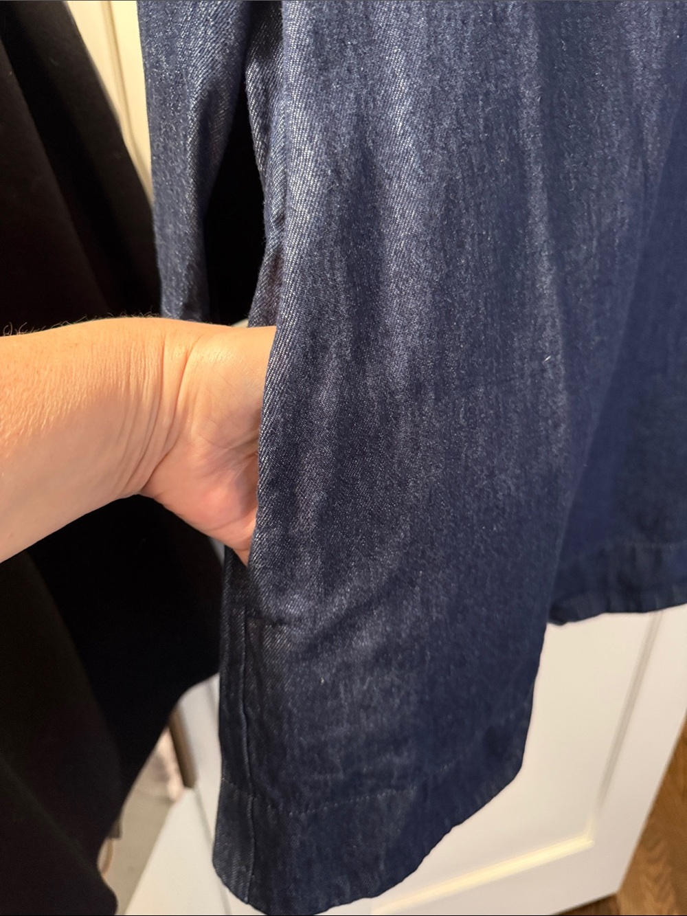 Banana Republic Indigo Denim Dress XL - Picture 4 of 8